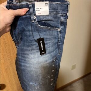 NWT Express Distressed Jeans Size 12